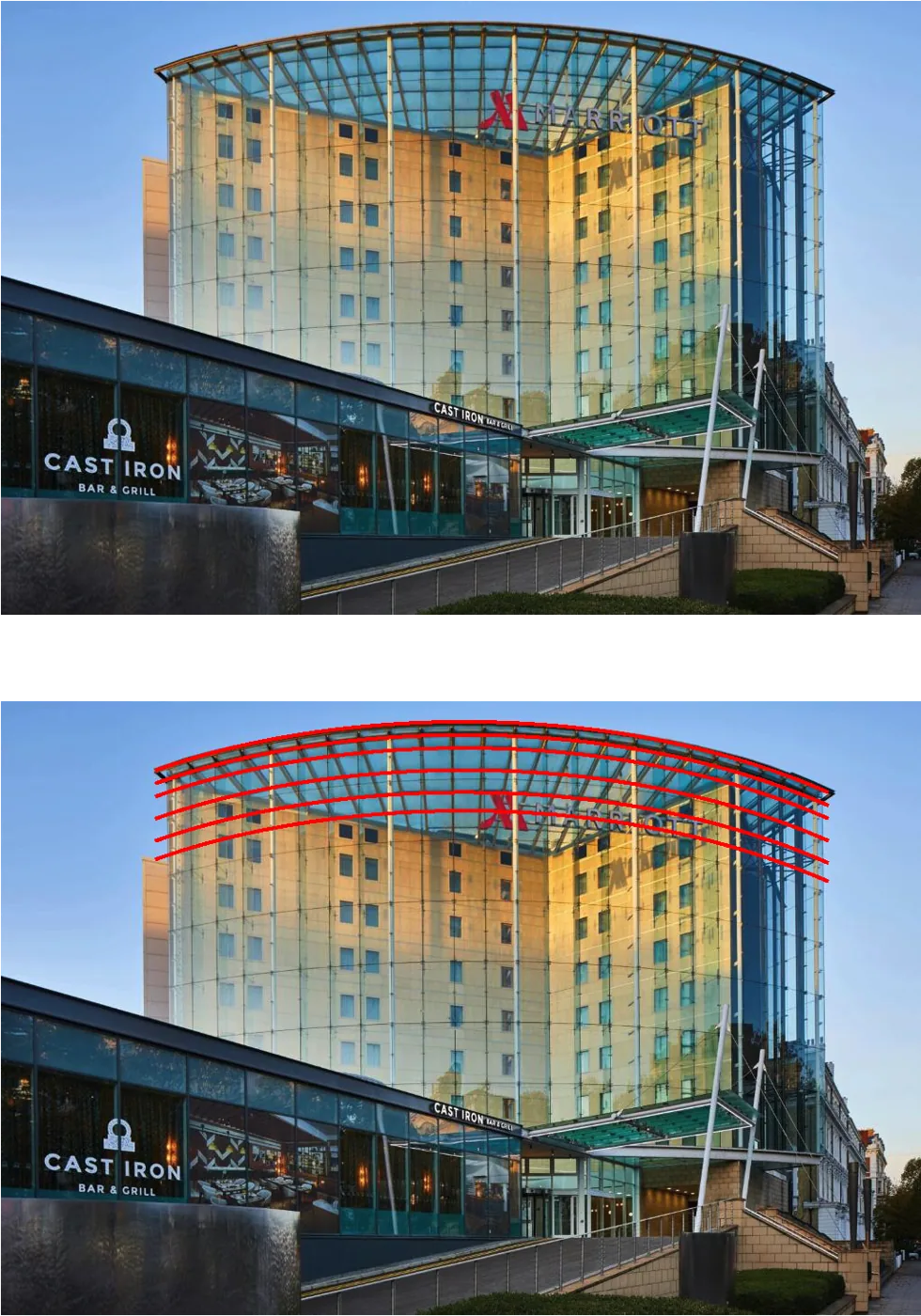 The London Marriott venue that inspired the identity