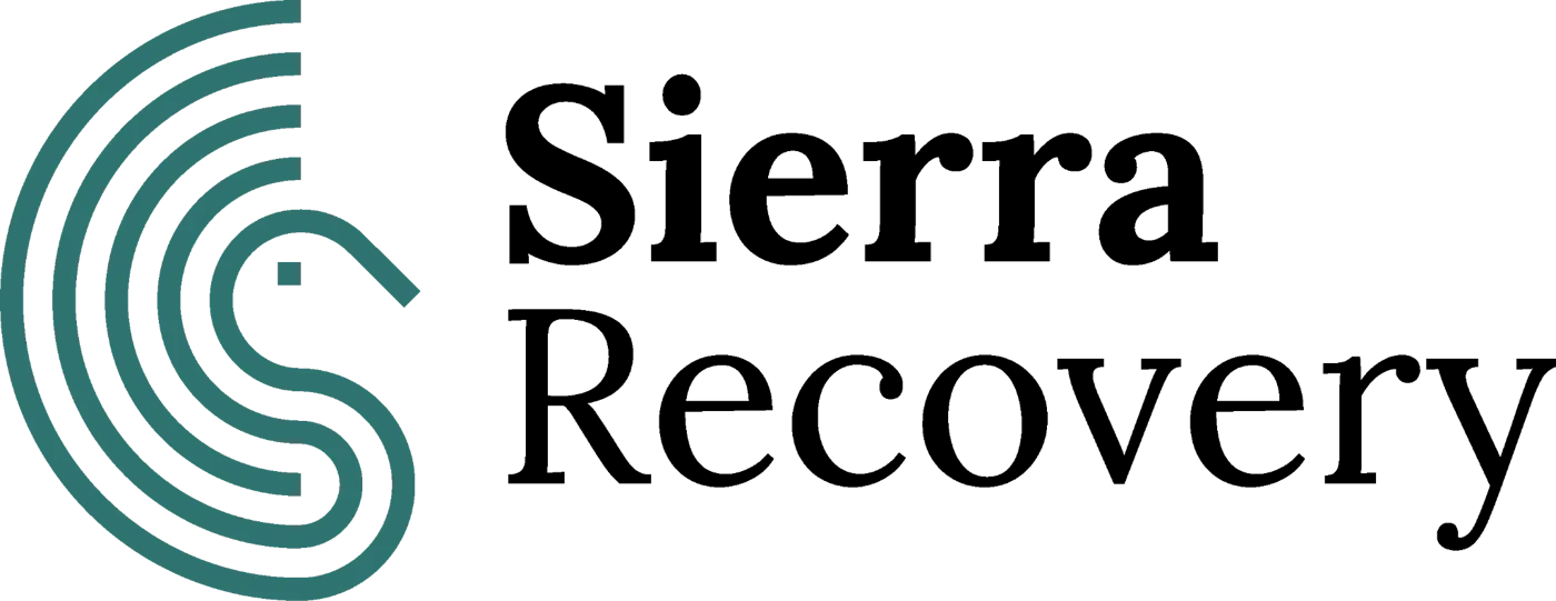 Sierra Recovery emblem on dark