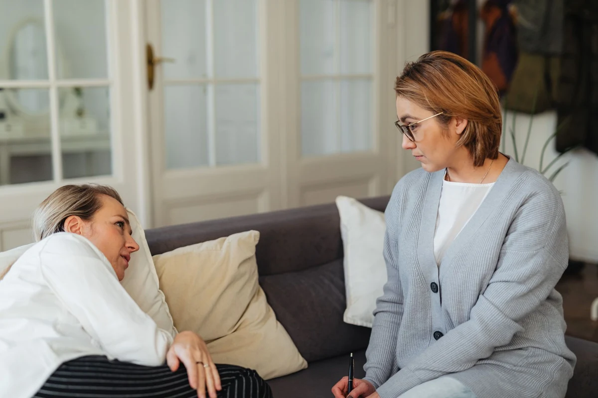 A clinician reviewing addiction-treatment content